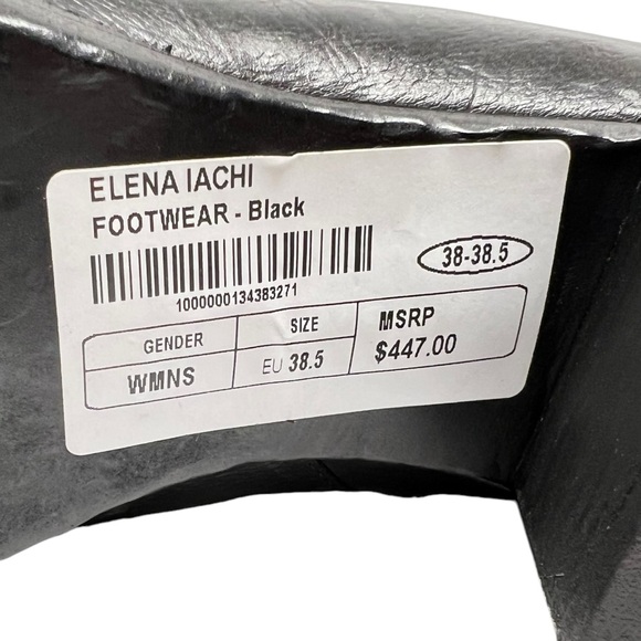 Elena Iachi Italian Leather Women’s Ankle Boots - Picture 6 of 6